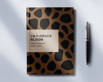 Personalised Journal - Hardcover - Animal Print - Corporate Gifts | Customised Journals for Employees and Clients