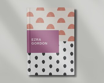 Personalised Hardcover Notebook - Scandi Design - 2022