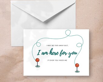 I am here for you - Greeting card