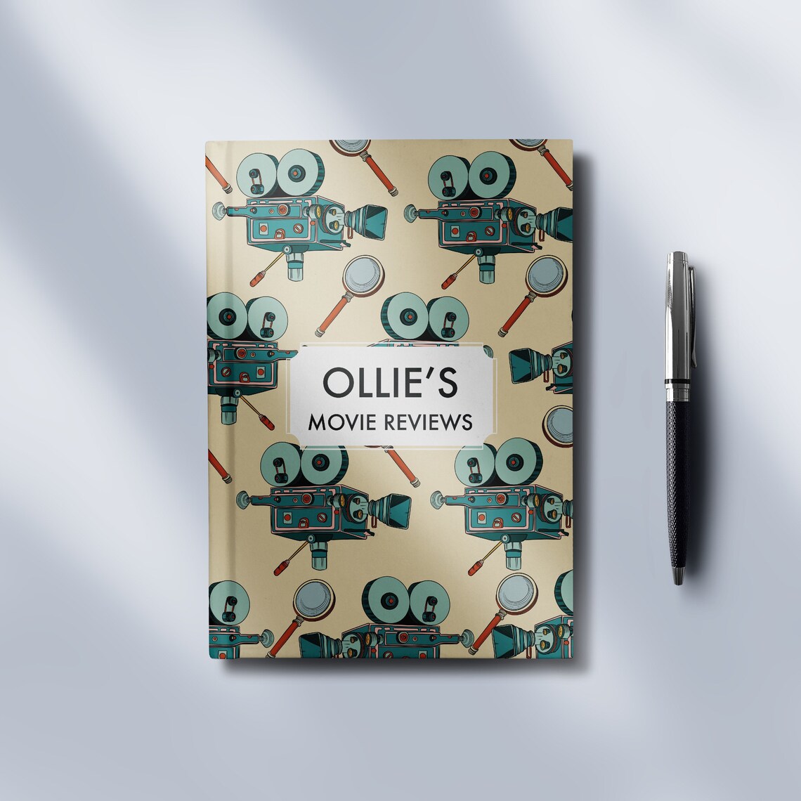 Personalised Movie Review Journal Hardcover Etsy