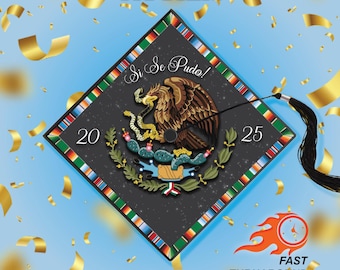 Grad Cap Topper &quot;Aguila&quot;  theme