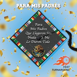 Grad Cap Topper &quot;Aguila&quot;  theme