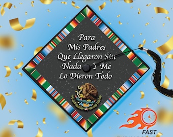 Grad Cap Topper &quot;Aguila&quot;  theme