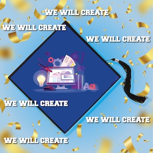 Grad Cap Topper We will create what you are looking for