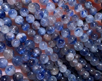 AAA Genuine Natural Strawberry Kyanite Gemstone Smooth Round Beads 6MM (90PCS)