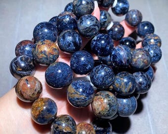 AAA Genuine Natural Pietersite Beaded Bracelet 18mm