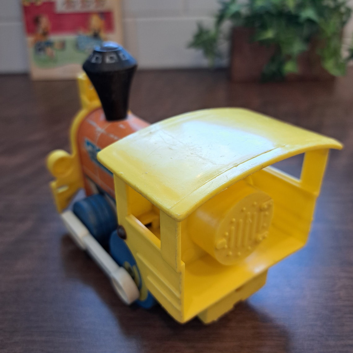 Vintage Fisher Price 1964 Toottoot Wood Toy Train 643 Etsy