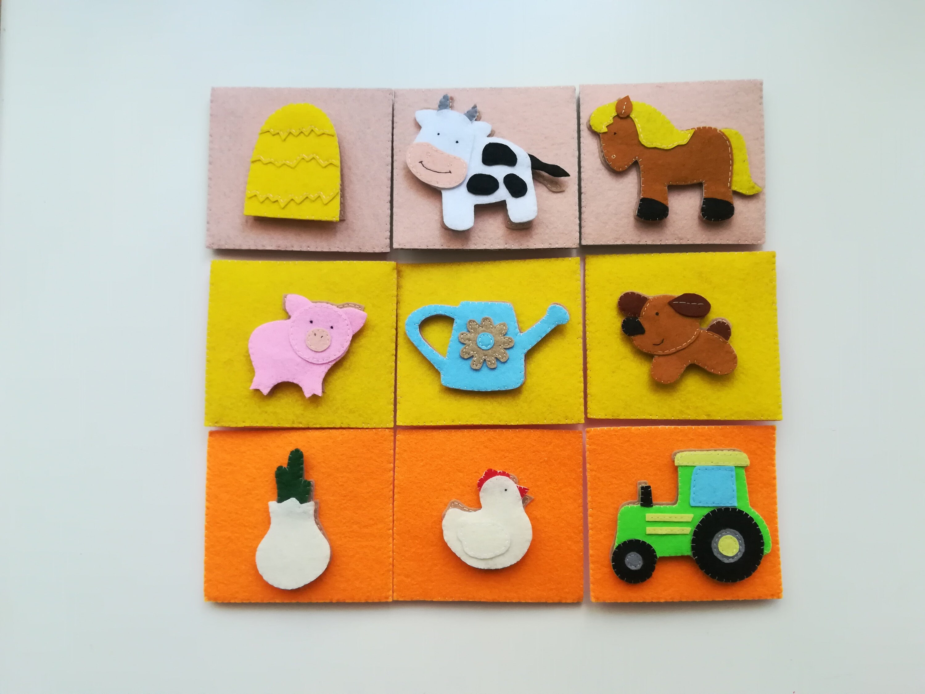 Felt activity game felt matching game shape matching Etsy