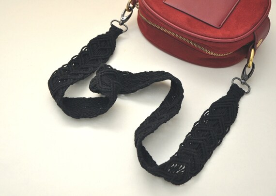 black purse strap