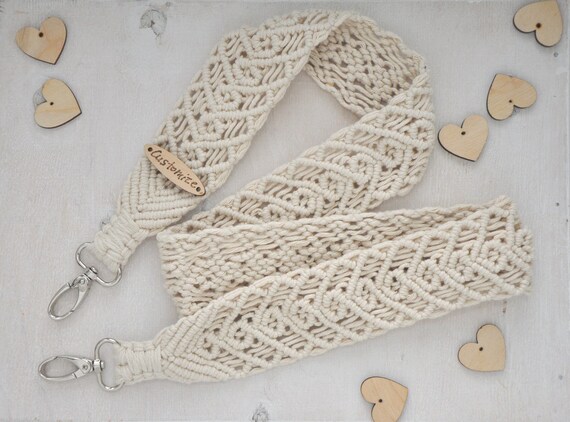 macrame bag strap