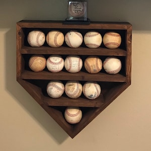 Baseball Display Case. Game Ball Trophy Case