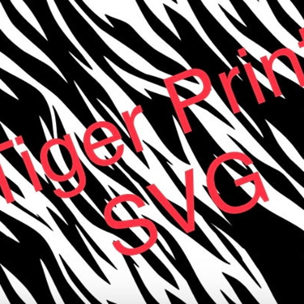 Tiger Print SVG