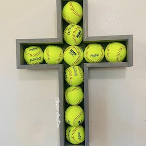 Cross Softball Display Case