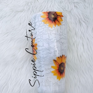Gobelet campagnard chic tournesol