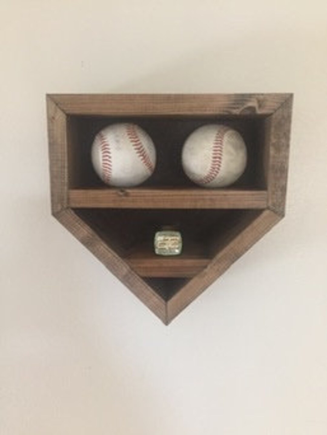 Mini Baseball Game Ball Display Case Etsy