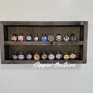 Two Tiered Shadow Box Championship Ring Display Case