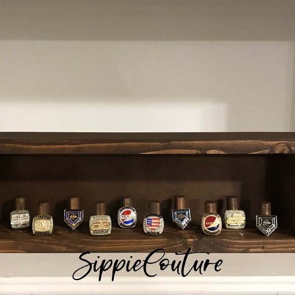 Shadow Box Championship Ring Display Case