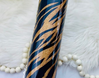 Vaso con estampado de tigre