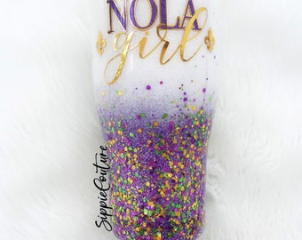 NOLA Girl custom tumbler