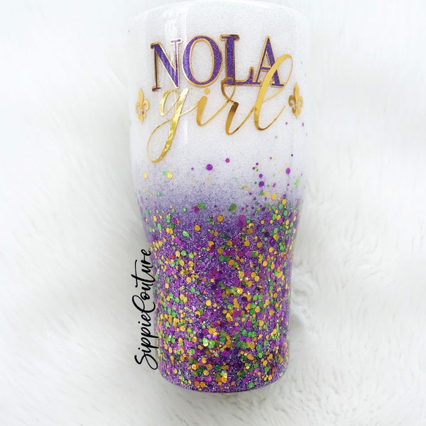 NOLA Girl custom tumbler