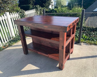 Kitchen island with seating