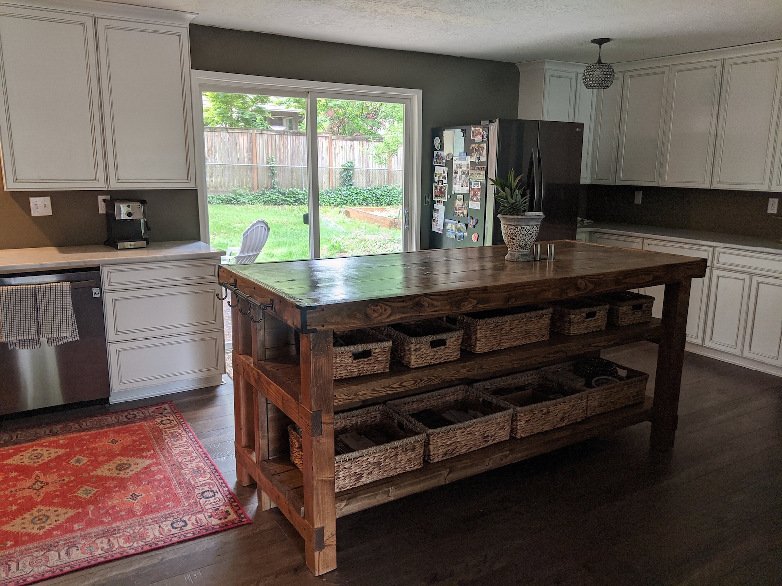 Wood Kitchen Island With Seating Area - Etsy