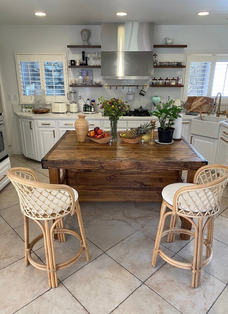 Kitchen Island With Seating Etsy