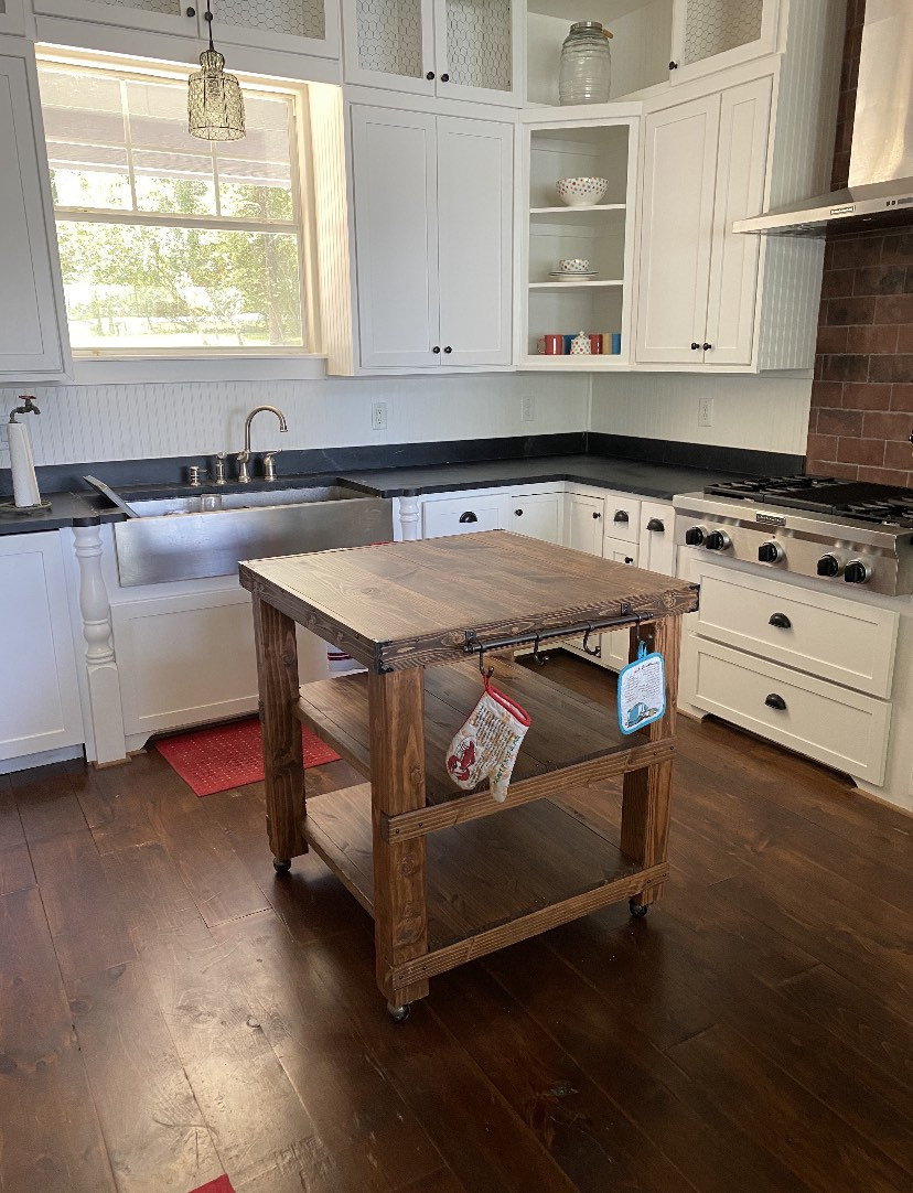Square Kitchen Island Etsy