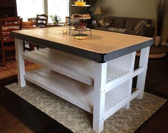 Kitchen island with seating