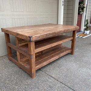 Kitchen island with seating