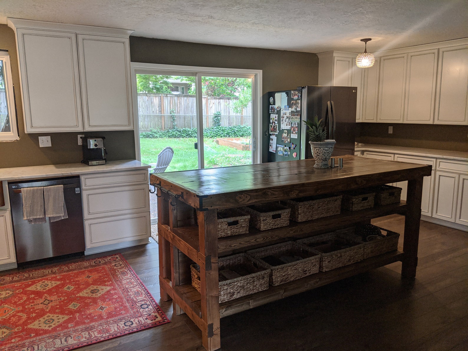 Wood Kitchen Island With Seating Area - Etsy Canada