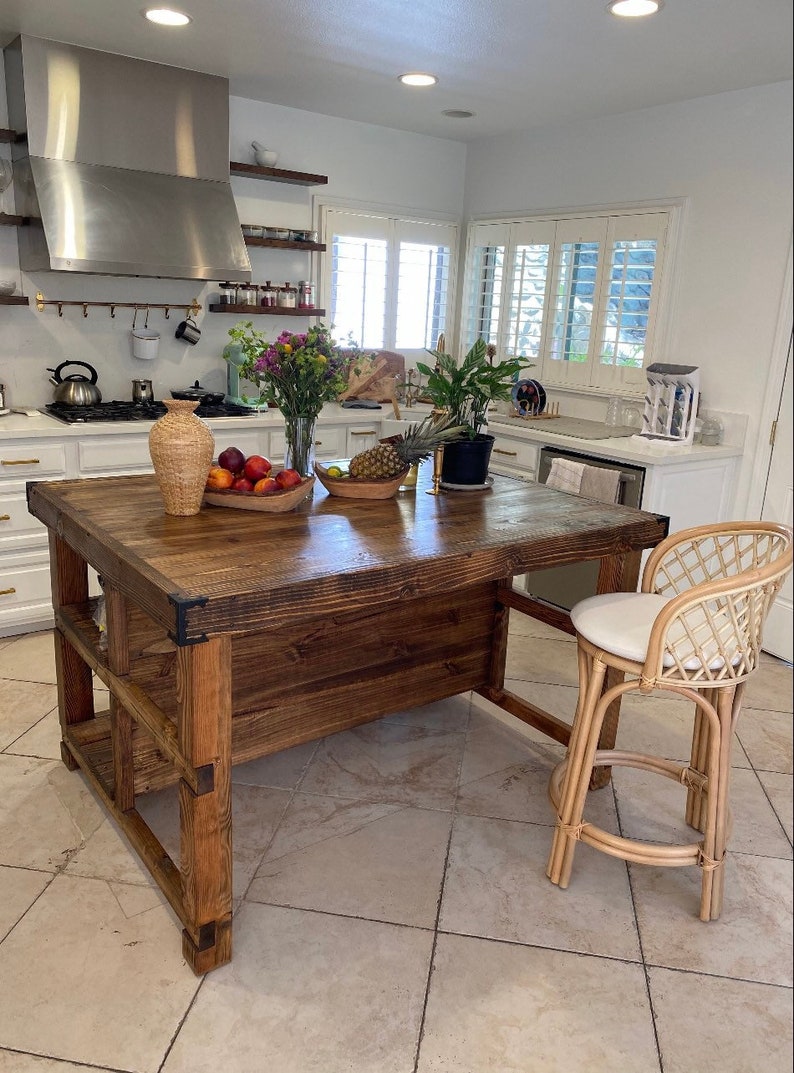 Kitchen Island With Seating - Etsy