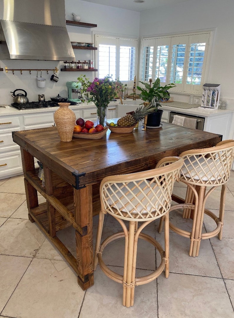 Kitchen Island With Seating Etsy