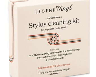 Stylus Cleaner Kit – Reinigungsset Für Plattenspieler-Nadeln Mit Kohlebürste & Flüssigkeit