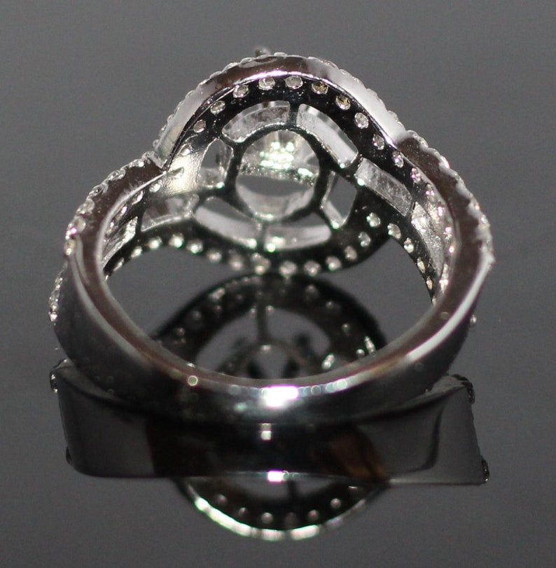 925 Sterling Silver Mount Jewelry Ring Prom Setting 5X5 MM Round Semi Mount Ring Size All Size Available choose your Ring size