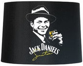 Frank Sinatra Jack Daniel 39 s Hand-painted Lamp Shade ,Lamp Wedding Gift. jack daniels lamp shade Mr Mrs.His and Hers ,