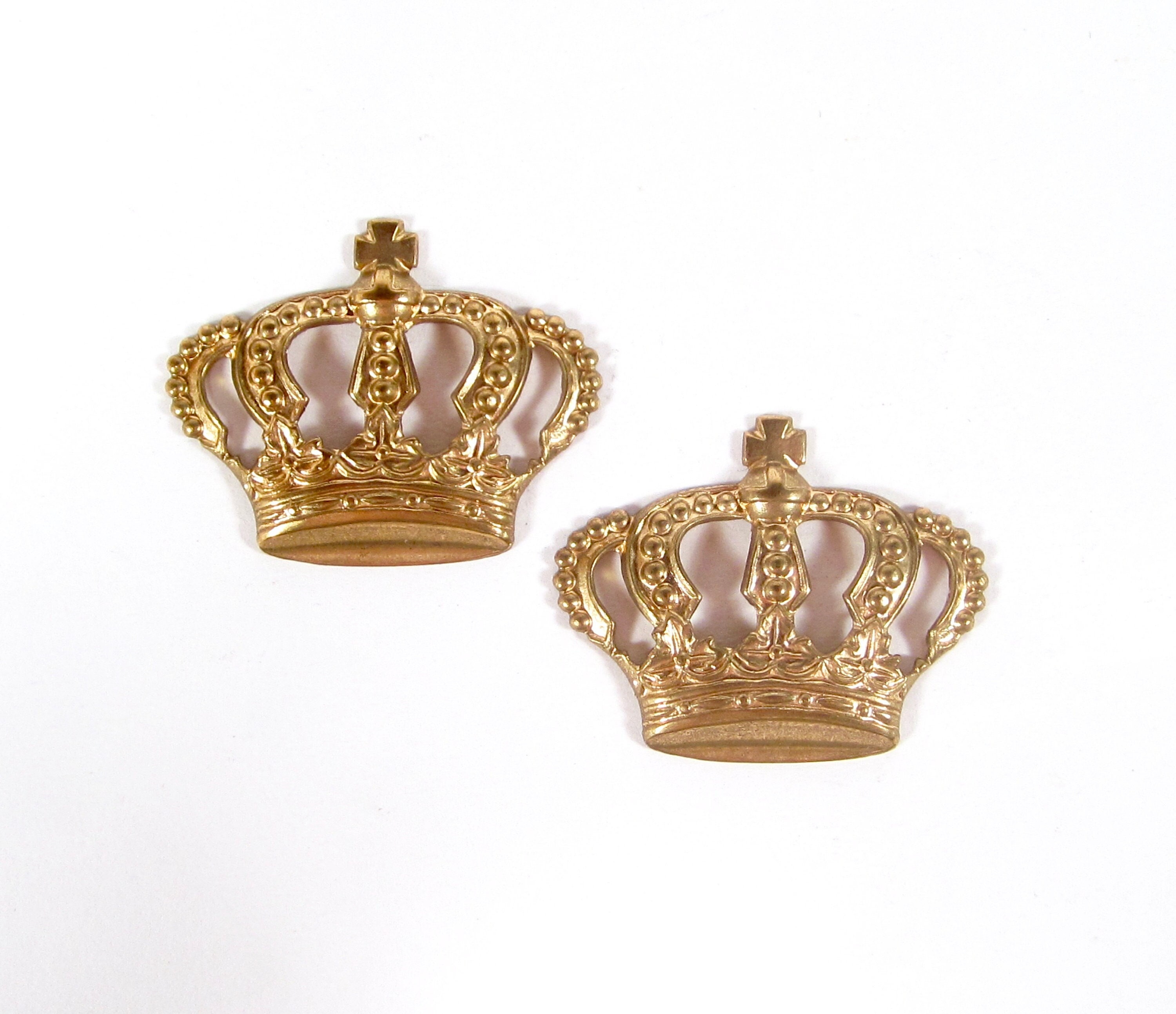 Broche Couronne Comtale en or XIXè Broche Couronne Comtale en or XIXè