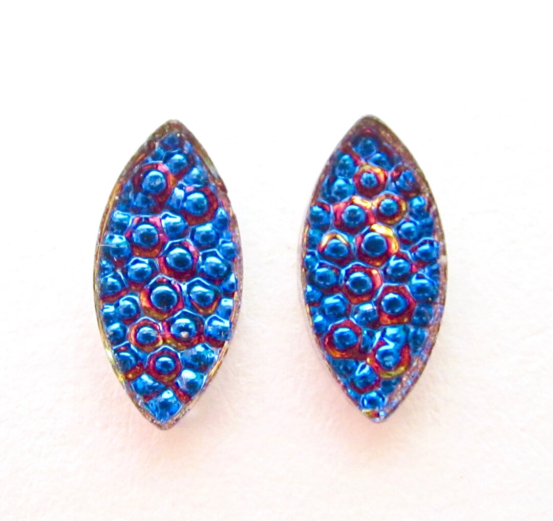 Ecusson,Marquise En Acrylique œil De Cheval Cristal Perles Cousues Sur