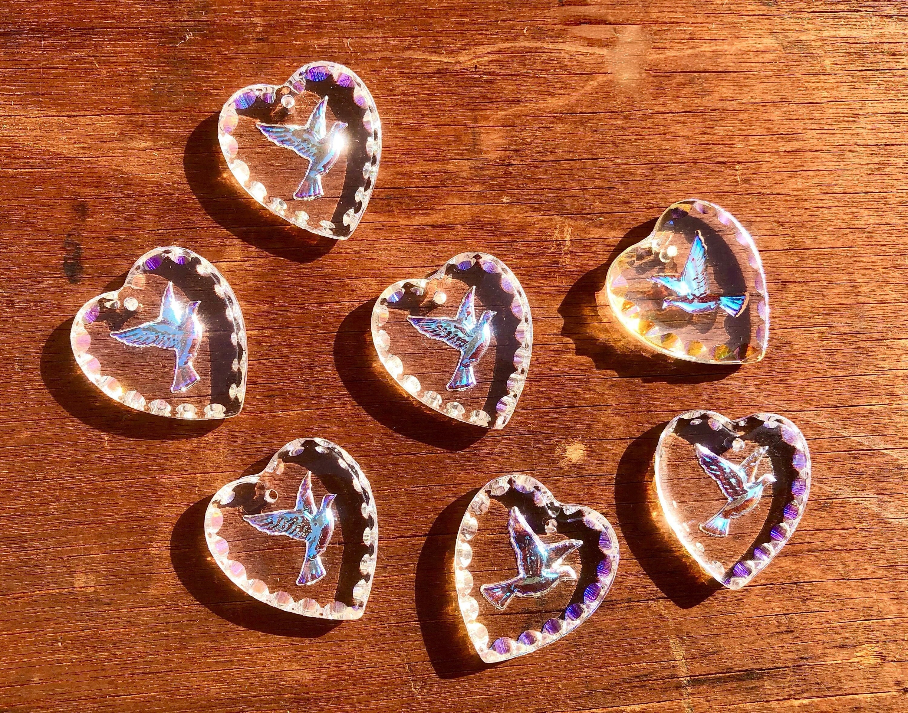 ho.clear glass heart ring | yurikaakutsu
