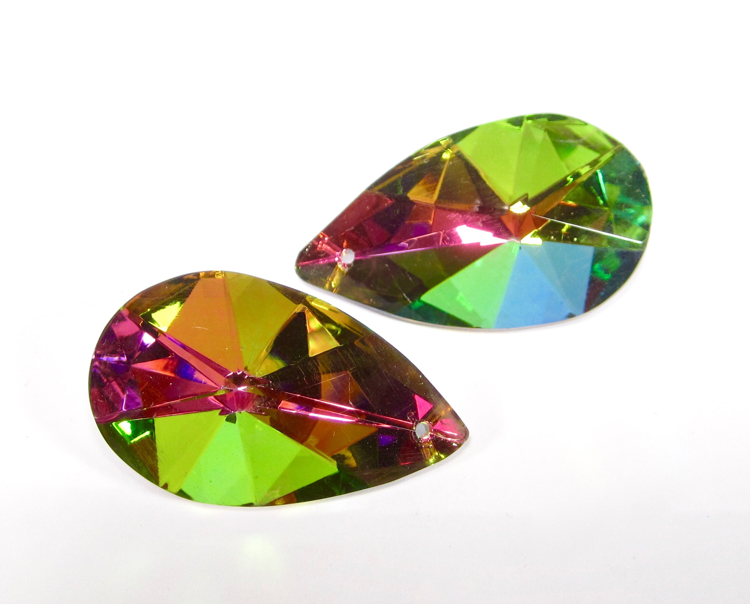 1 Swarovski Pendant 29x27 Mm Octagon Rhinestone No. 8015 1 Swarovski Pendant 29x27 Mm Octagon Rhinestone No. 8015