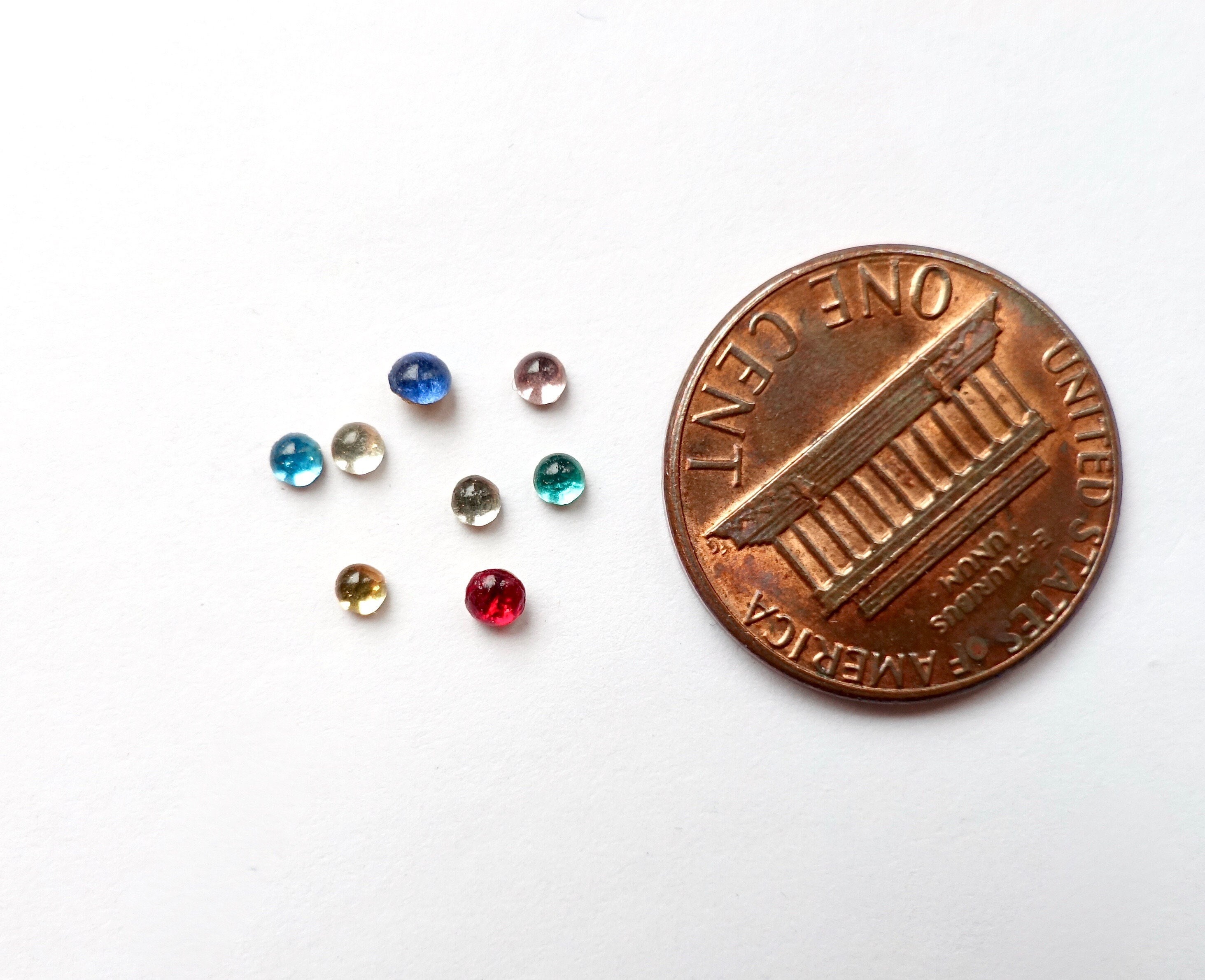 Perle Di Vetro Sfaccettate Rosa E Rame/2x1,5 Mm/foro 0,4 - Foto 8