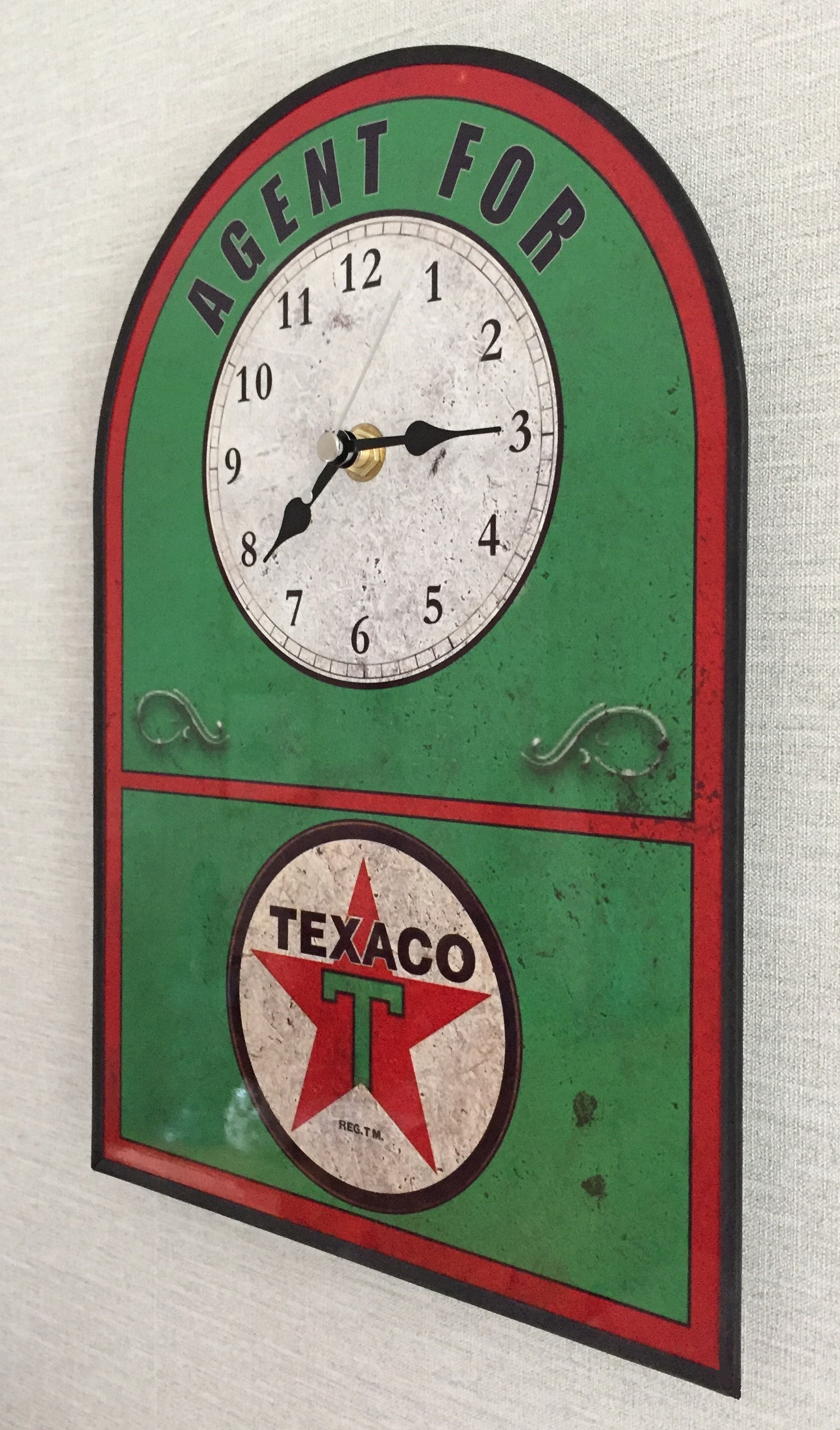 Retro Motorsport Texaco Clock Garage Mancave Office Etsy