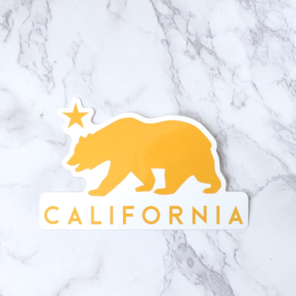 California Bear Sticker | California Decal, Souvenir, Bumper Sticker