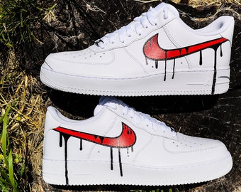 Custom sneakers Nike Air Force 1 Blunt | Etsy