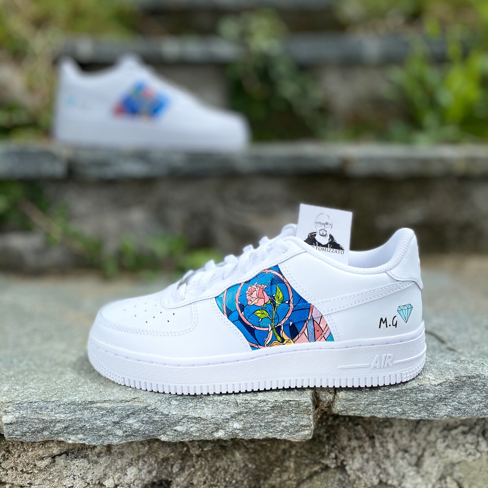 af 1 with roses