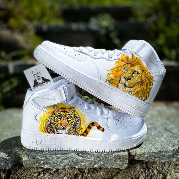 custom air force 1 tiger