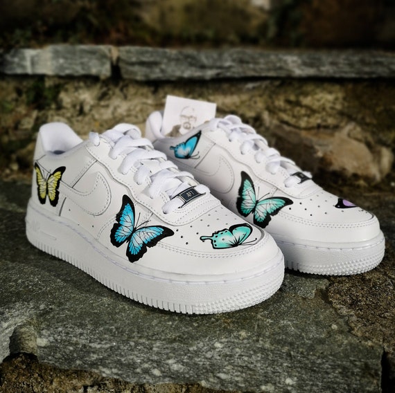 air force 1 papillon bleu air force 1 papillon bleu