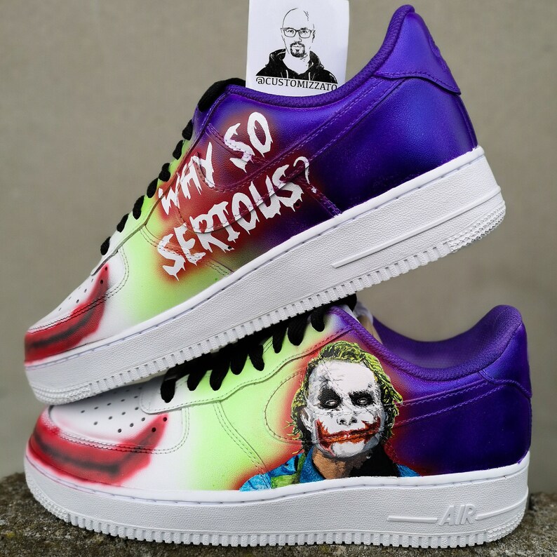 Custom sneakers Nike Air Force 1 Joker | Etsy