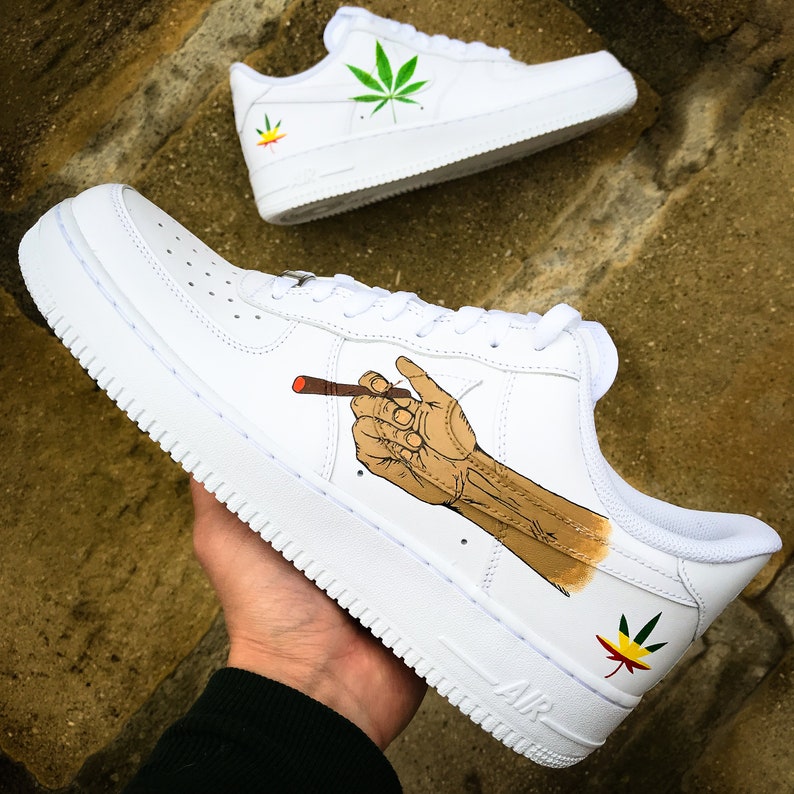 air force 1 custom weed