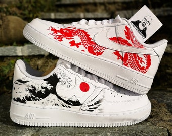 Custom Sneakers Nike Air Force 1 'red 